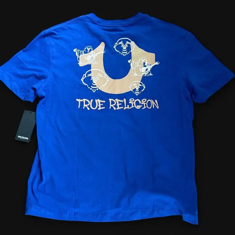 True Religion Brand Blue T-shirt BRAND NEW WITH TAGS